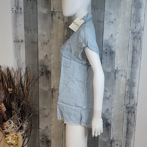 SMYM Martin Shirt-Light Chambray - Picture 7 of 10